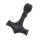 Edelstahlanhänger - Thors Hammer "Midgardschlange"