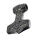 Stainless steel pendant - Hammer with Valknut 46 mm PVD-black