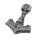 Stainless steel pendant - Thors hammer “Ohorg” steel 47 mm