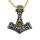 Stainless steel pendant - Thors hammer “Ohorg” Bicolor 43 mm