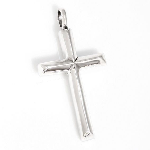 925 Sterling Silberanhänger - Kreuz "Rahel"