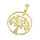 Stainless Steel Pendant - Yggdrasil PVD-Gold-51mm