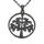 Stainless Steel Pendant - Yggdrasil PVD-Black-34mm