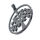 Stainless Steel Pendant - Yggdrasil PVD-Black-34mm