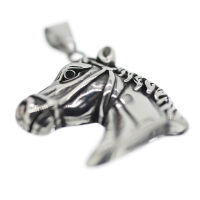 Stainless steel pendant - horse head  “Lore”