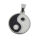 Stainless Steel Yin and Yang Pendant