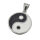 Stainless Steel Yin and Yang Pendant