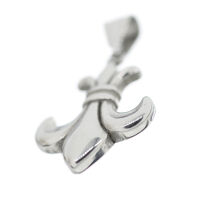Edelstahlanhänger - Fleur de Lys Steel-33mm