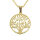 Tree of life with root of essence PVD-gold-41mm