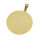 Stainless steel pendant - round engraving plate