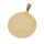 Stainless steel pendant - round engraving plate 1 mm PVD...