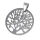 Stainless steel pendant - Tree of Life