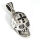 Stainless steel pendant – skull with rhinestones