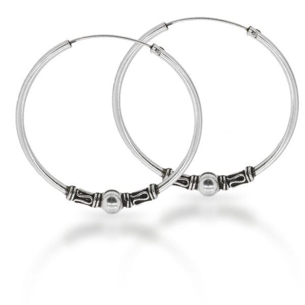 925 sterling silver Balicreolen “Cemarila”