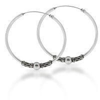 925 sterling silver Balicreolen “Cemarila”