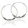925 Sterling Silber Bali Creolen "Bemir" 30mm