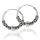 Bali Hoops in 925 Sterling Silver 21mm