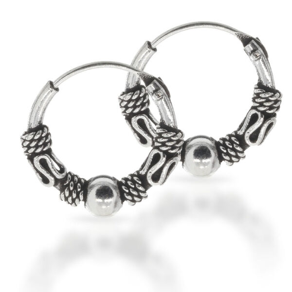 925 Sterling Silber - Balicreole 13mm