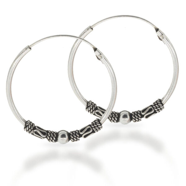 925 Sterling Silber - Balicreole 22mm