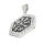 Stainless steel pendant - Vegvisir hexagonal