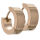 Klappcreole 13 mm PVD-Rosegold-5mm-Mattiert