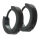 Klappcreole 13 mm PVD-Schwarz-3mm-Mattiert
