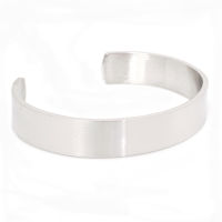 Stainless steel bangle/ Polished/ Matte inside/Open