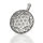 925 Sterling Silberanhänger - Blume des Lebens "Osiris"