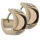 Klappcreole 13 mm - abgerundet PVD-Rosegold 7 mm poliert