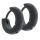 Stainless steel earring - hinged hoop 10 mm - rounded PVD...