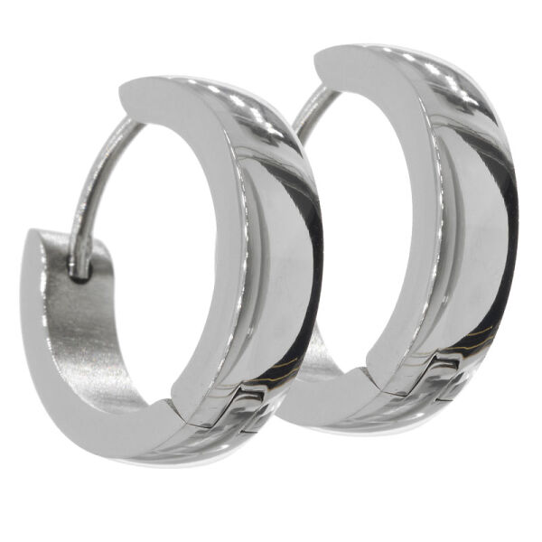 Klappcreole 16 mm - abgerundet Edelstahl 4 mm poliert