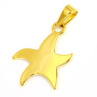 Stainless steel pendant - starfish