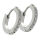 Edelstahlcreole mit Zirkonias, Stahl - 13 mm
