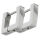 SQUARE stainless steel hinged hoop earrings