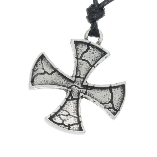 Zinnanhänger - Kreuz