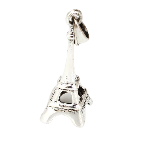 925 Sterling Silberanhänger - Eifelturm