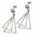 Nested Triangle Stud Earrings
