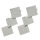 Stud Earrings with Three Connected Squares