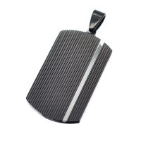 Edelstahlanhänger - Carbonlook