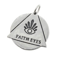 Stainless steel pendant - the all-seeing eye / Freemasonry / Eye of God