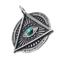 Stainless steel pendant - the all-seeing eye / Freemasonry / Eye of God