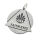 Stainless steel pendant - the all-seeing eye / Freemasonry / Eye of God