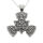 Stainless steel pendant `Triqueta´
