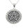 Stainless steel pendant `Pentagram/ Vegvisir´