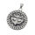Stainless steel Pendant "Anchor and Ship´s wheel"