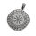 Stainless steel pendant - Tree of Life with snake