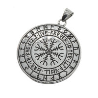 Edelstahlanhänger ´Yggdrasil / Vegvisir´