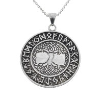 Edelstahlanhänger ´Yggdrasil / Vegvisir´