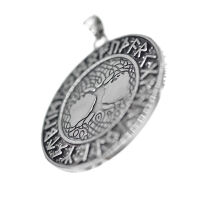 Edelstahlanhänger ´Yggdrasil / Vegvisir´