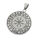 Stainless steel pendant - Dragon in a rune circle